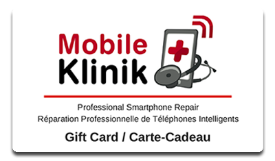 Cartes Cadeaux Mobile Klinik