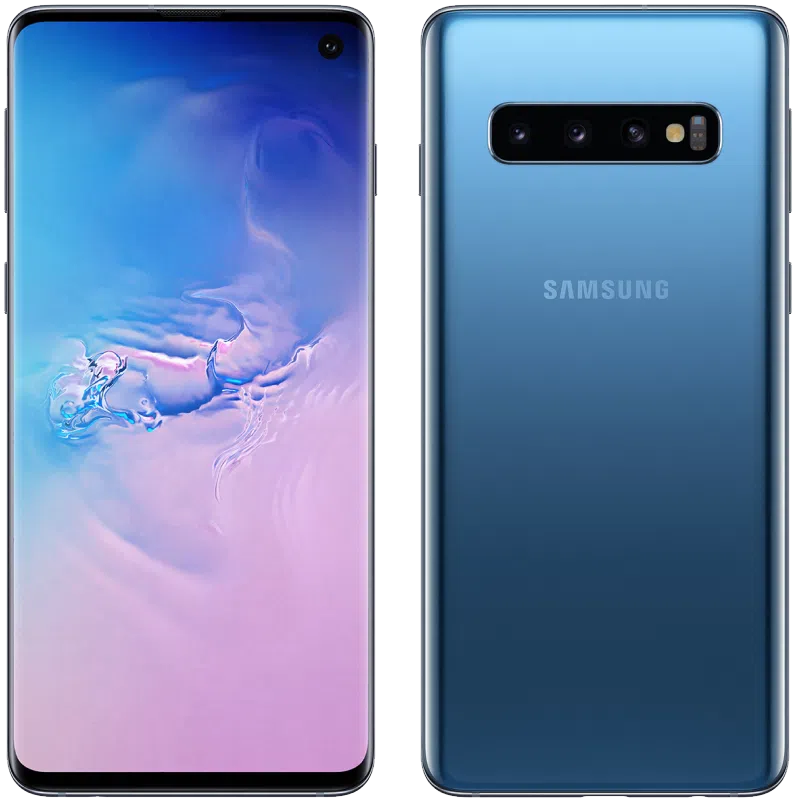 Vue de devant et de dos d'un téléphone Samsung