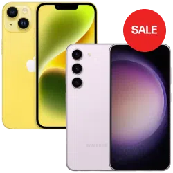 iPhone 14 and Samsung Galaxy S23 - Sale